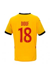 Fotbalové Dres RC Lens Andy Diouf #18 Domácí Oblečení 2024-25 Krátký Rukáv